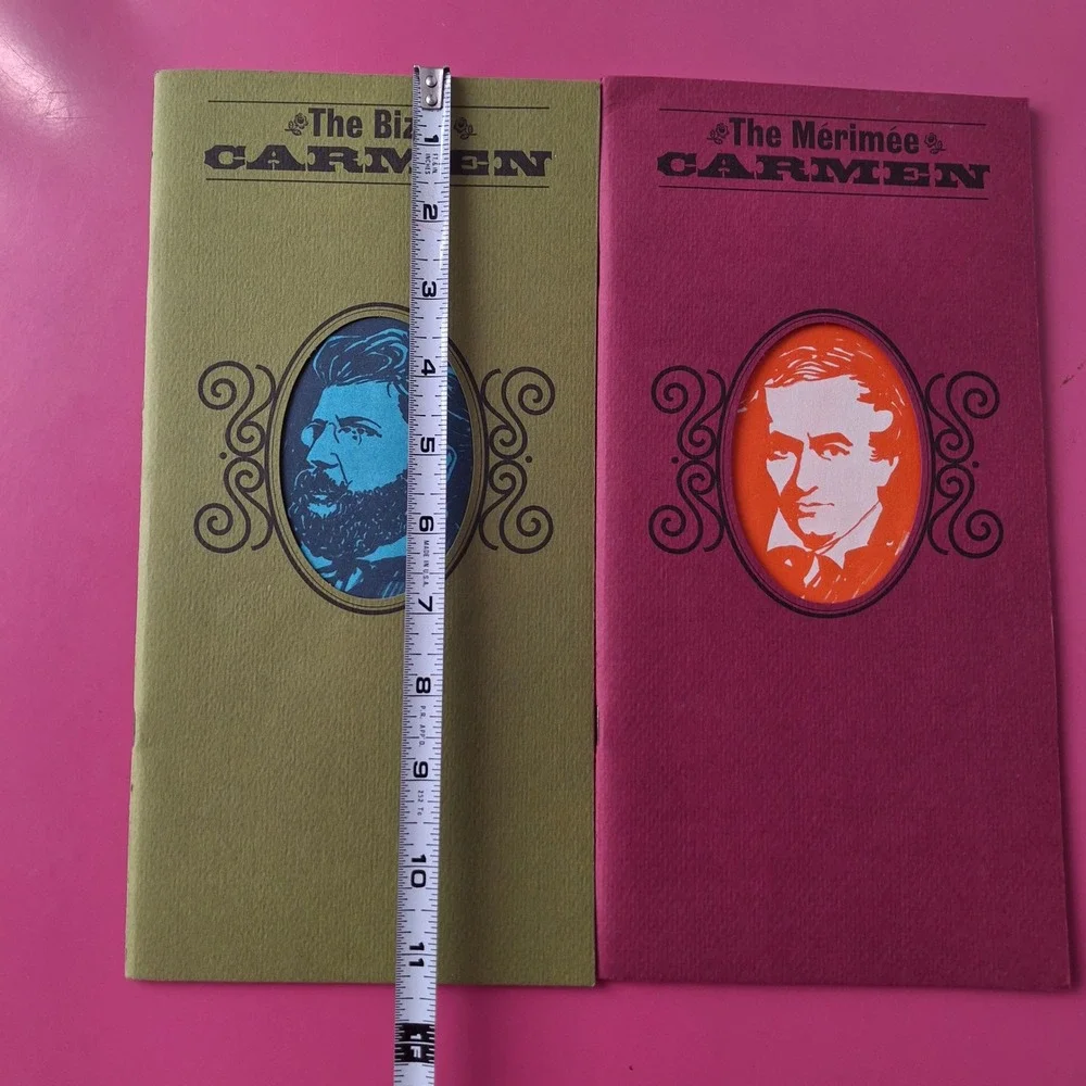 Angel Records Carmen Libretto & Novella Set Bizet Merimee Vintage 1964 SCL-3650